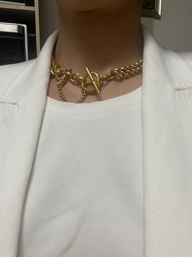 Customer photo review of Boyfriend Necklace