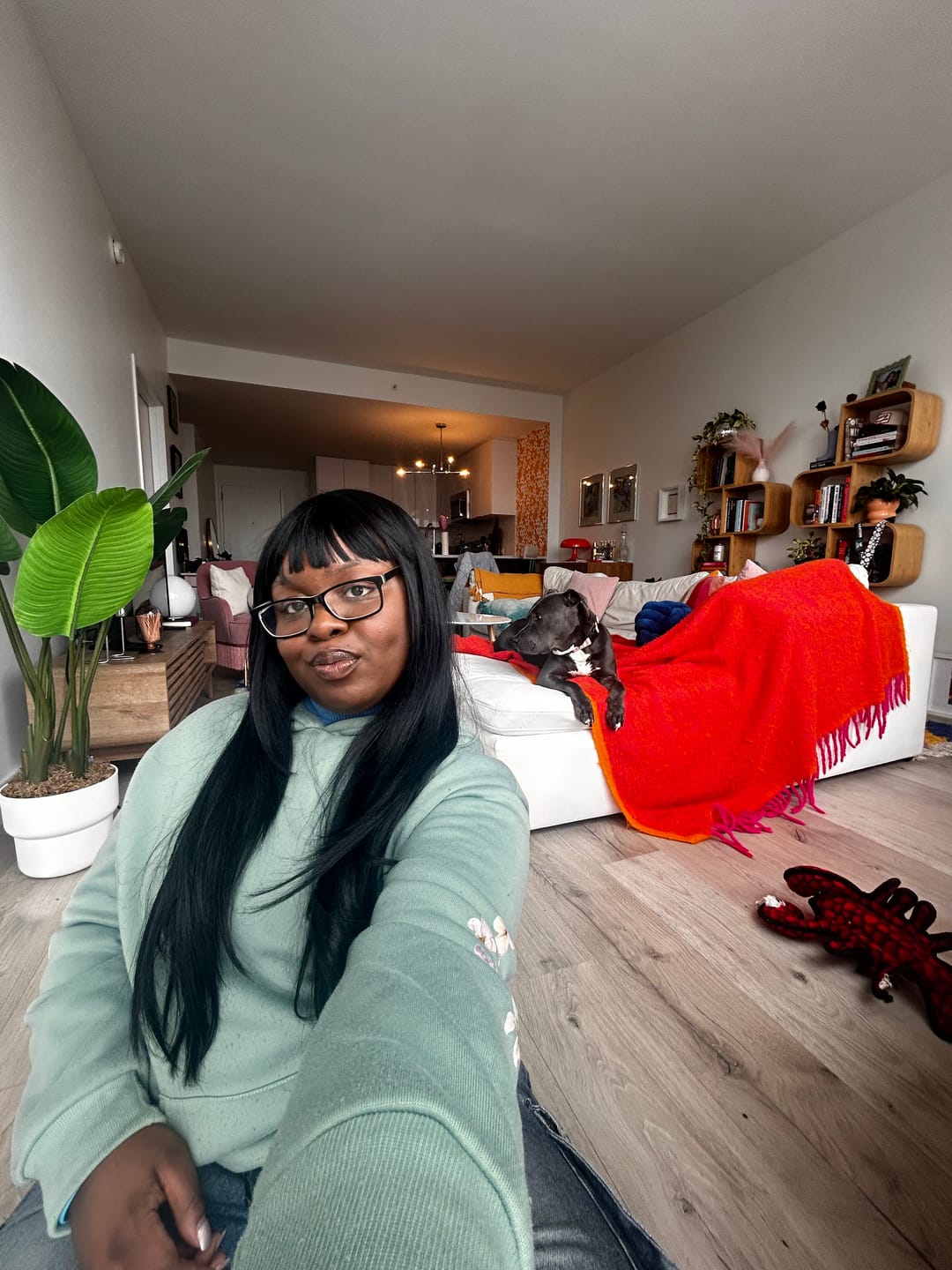Customer photo review of Model Model Klio Full Wig -KL 010