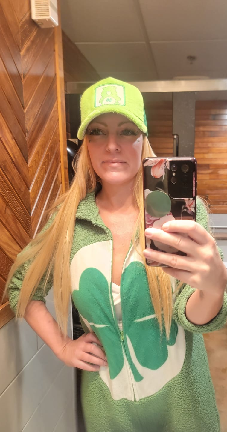 Customer photo review of OVERLORD X Care Bears:  Good Luck Bear Trucker Cap