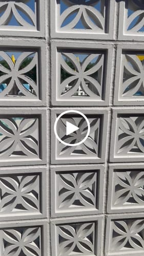 Clover White 7 5 Cement Breeze Block