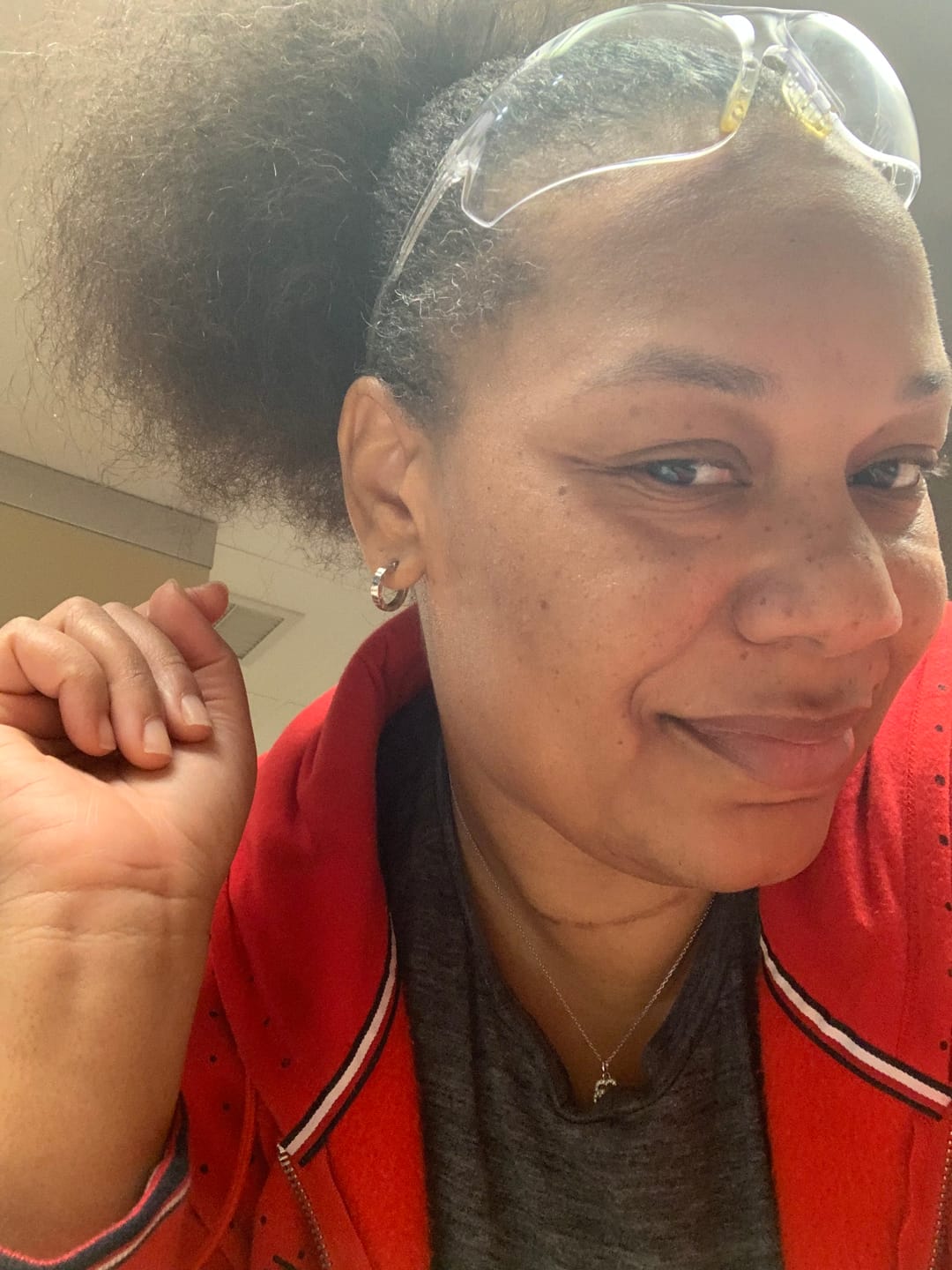 Customer photo review of NATURAL SHAMPOO & CONDITIONER - 8 fl oz