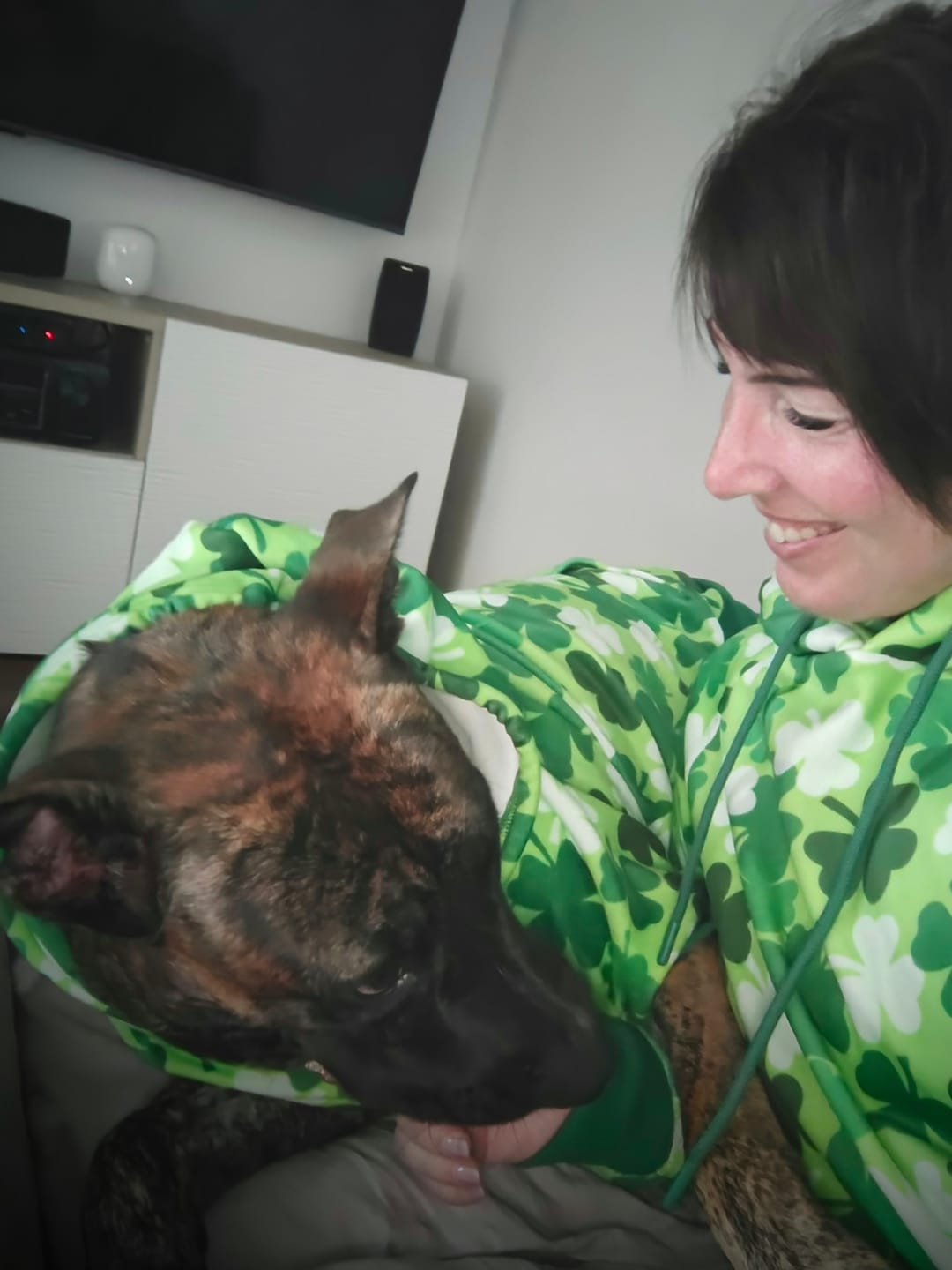 Customer photo review of St. Paddy's Human Hoodies (Limited Edition)