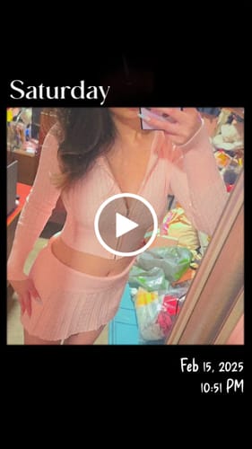 Customer video review of Strawberry Milk Cable Knit Zip up Cardigan (Pink)