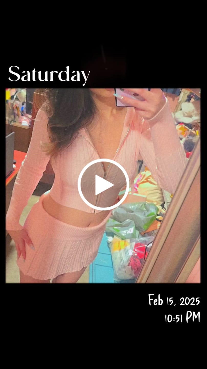 Customer video review of Strawberry Milk Cable Knit Zip up Cardigan (Pink)