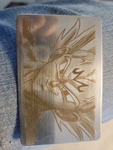 Customer photo review of Monport GM 60W Integrated MOPA Fiber Laser Engraver & Marking Machine