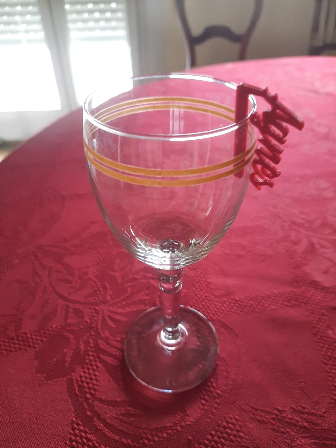 Customer photo review of Marque-verres Prénoms personnalisables - Originel