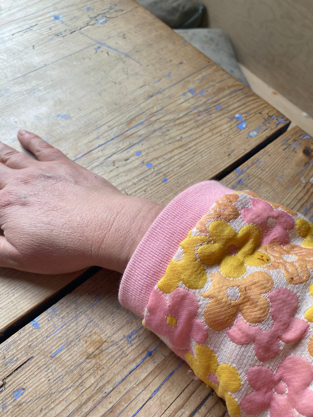 Customer photo review of Organic Ribbed Cuffs - 135cm