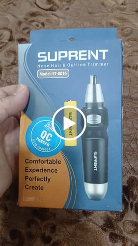 Customer video review of Lot Imported Suprent Nose & Ear hair Trimmer