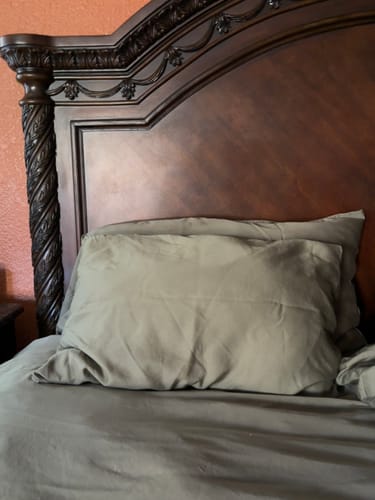 Customer photo review of TENCEL Eucalyptus Duvet Cover