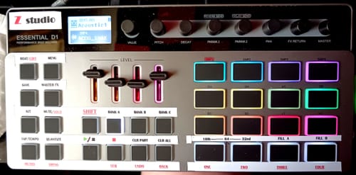 Customer photo review of Donner Essential D1 Performance Beat Machine Drum Machine