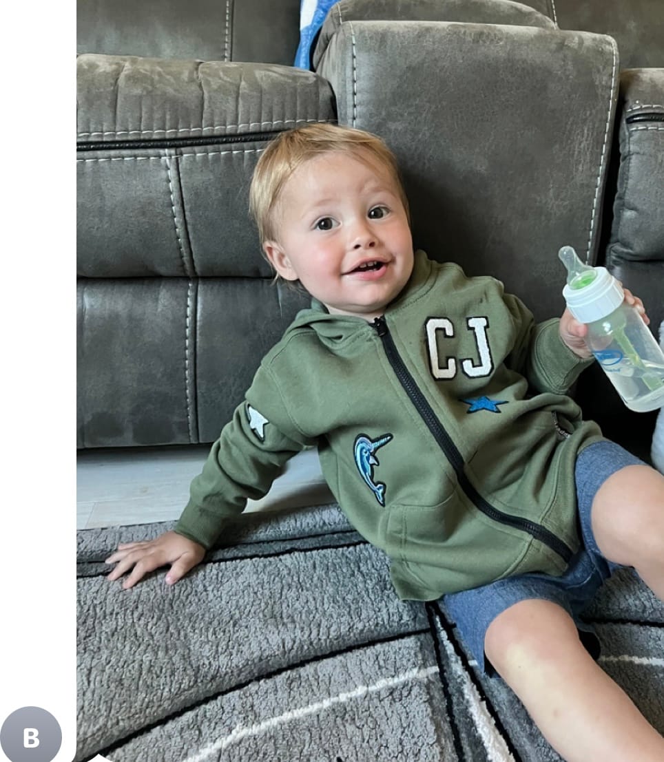 Customer photo review of Design Your Own Patched Zip Hoodie