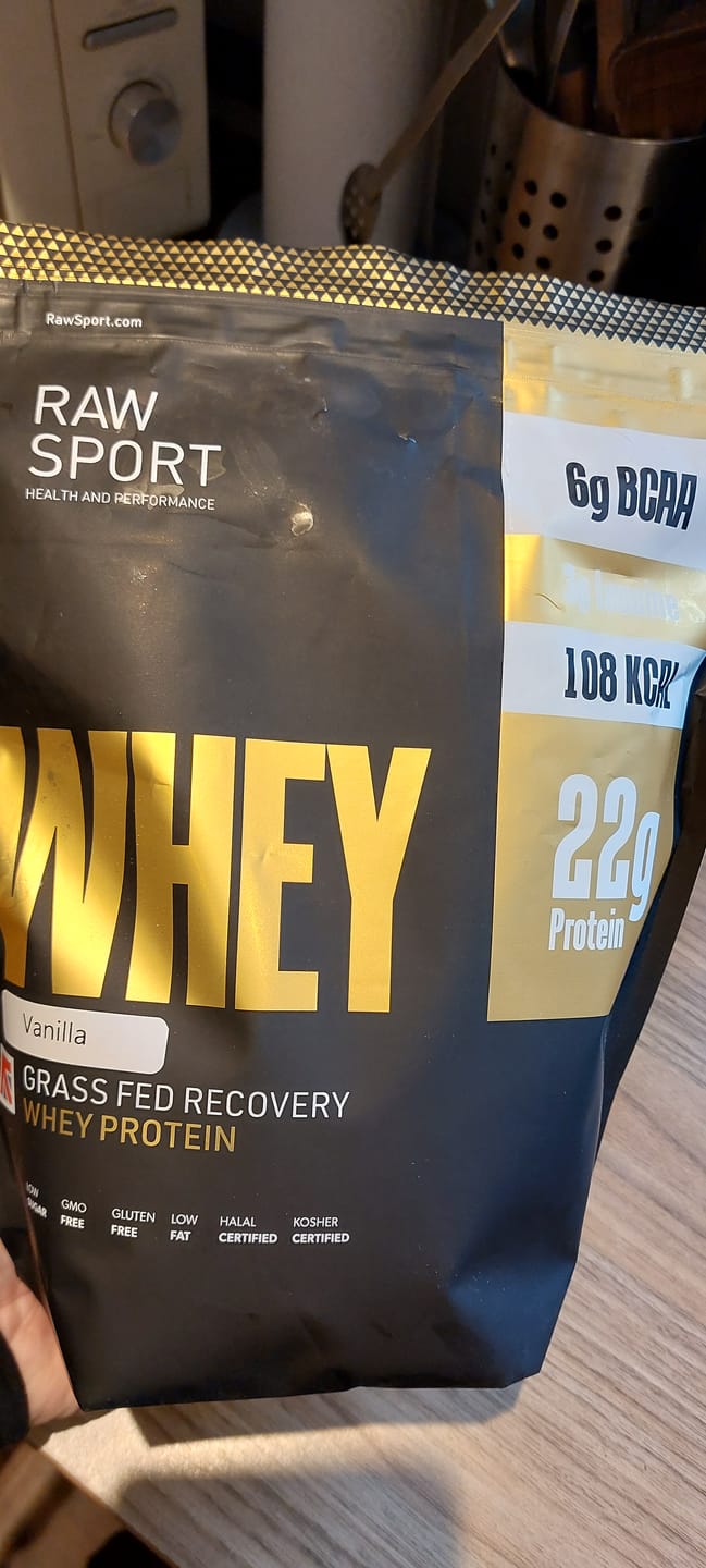 Customer photo review of Grass Fed Whey Protein