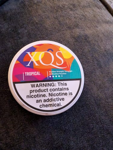 Customer photo review of Tropical Nicotine Pouches