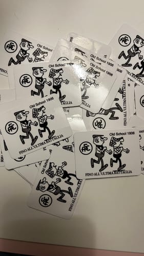 Customer photo review of Sticker Vinile Classico