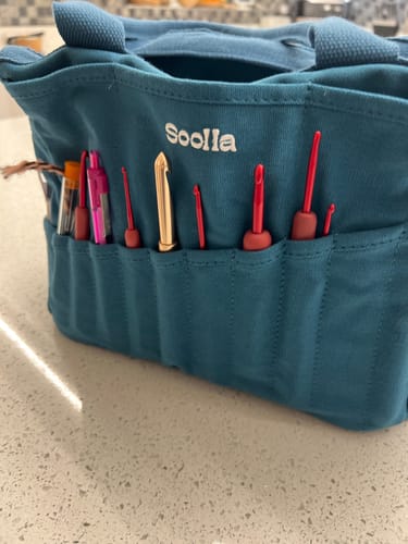 Customer photo review of Soolla® Studio Bag, Aquamarine