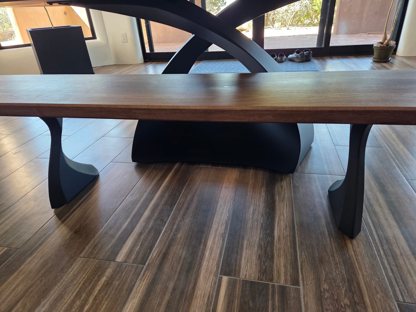 Customer photo review of Bench Legs 122 Botas 16H Minimalist Metal Furniture