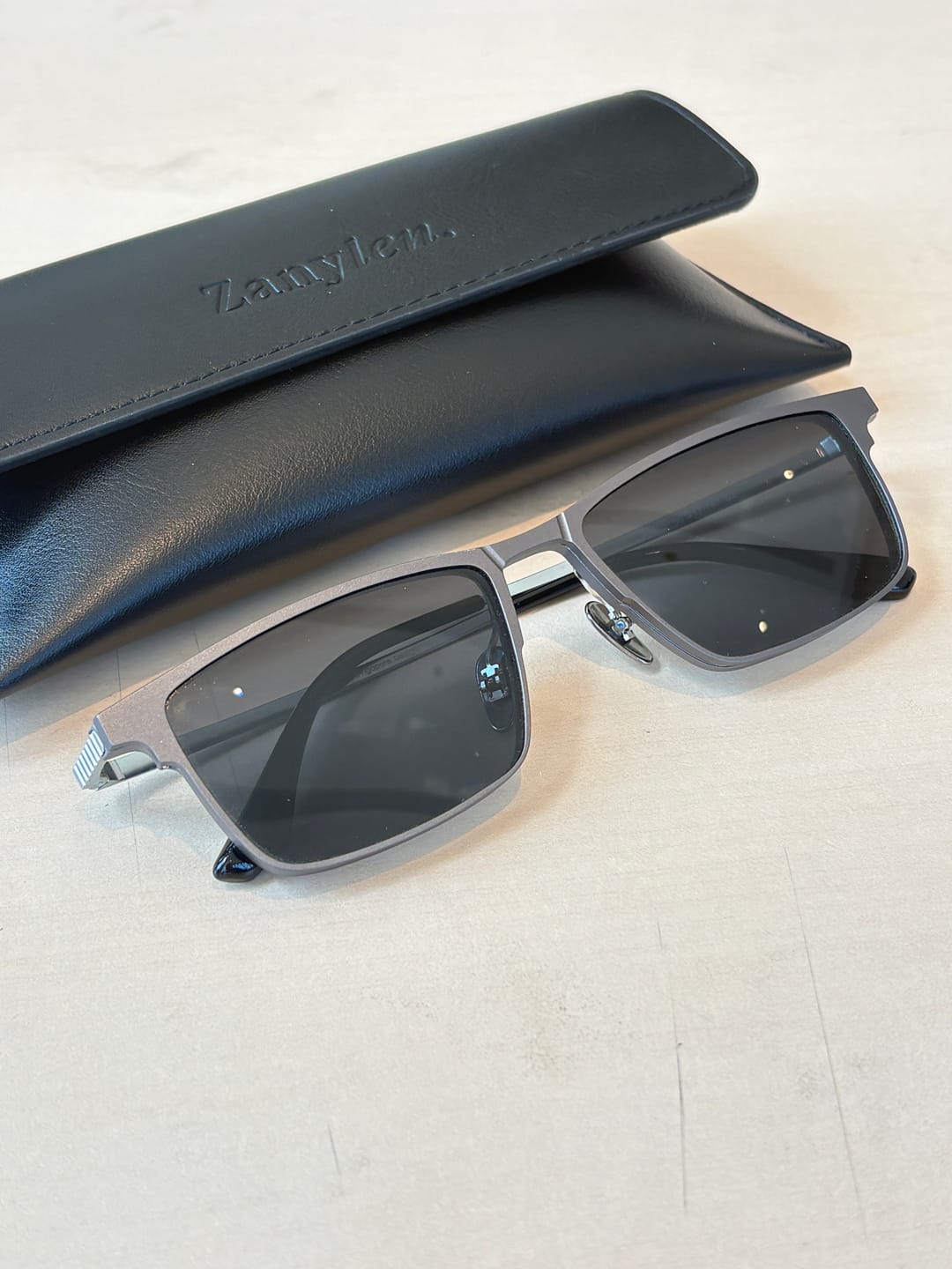 Customer photo review of Jensen | Magnetic Clip-on Eyeglasses Sunglasses | ZanyLen Best Sellers