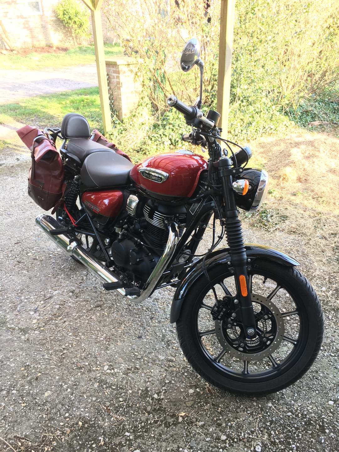Customer photo review of backpack pannier - classic roll top