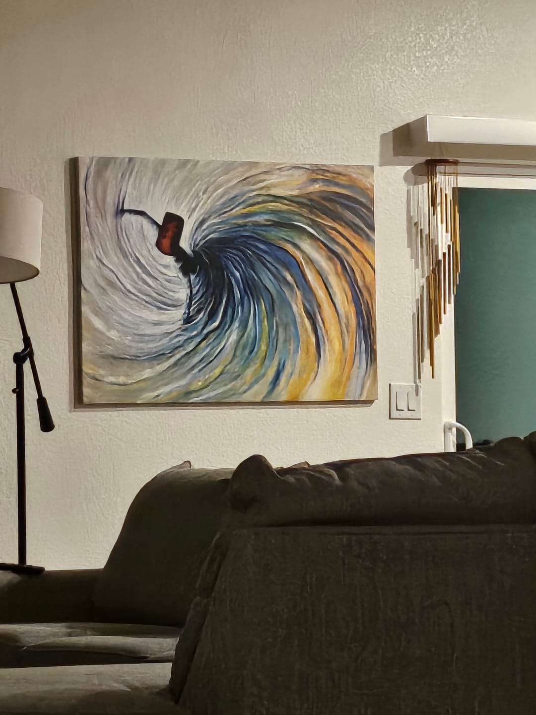 Customer photo review of Islamic Wall Art Whirling Dervish - Islamic Modern Canvas Printing