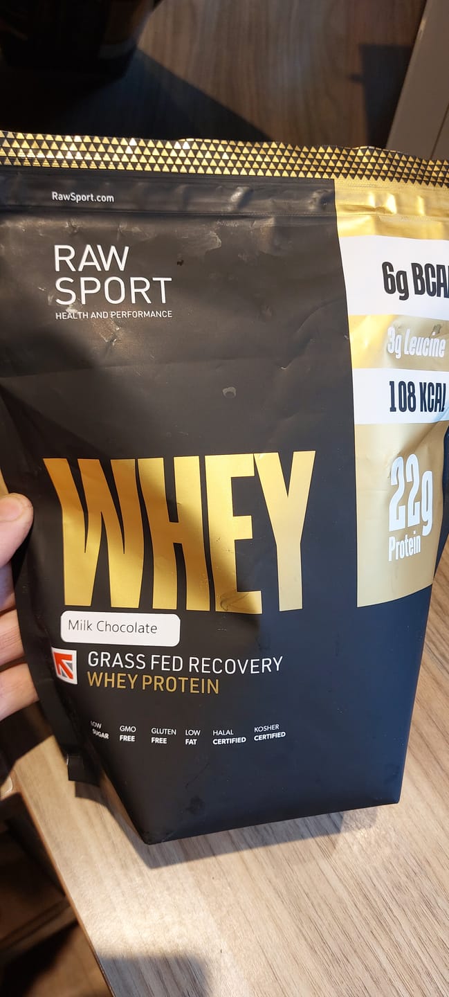 Customer photo review of Grass Fed Whey Protein
