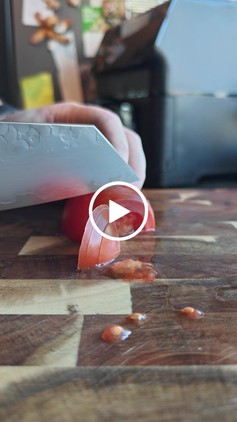 Customer video review of Kokkekniv 180 mm, HADO Shiosai Bunka