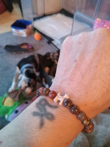 Lisa A. review of STRĀ Dog Beaded Bracelet image 1 out of 1
