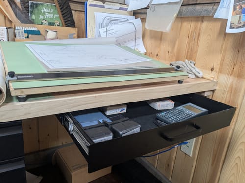 Customer photo review of Under Desk Drawer