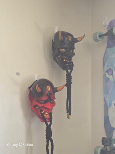 Customer photo review of Black Hannya Mask