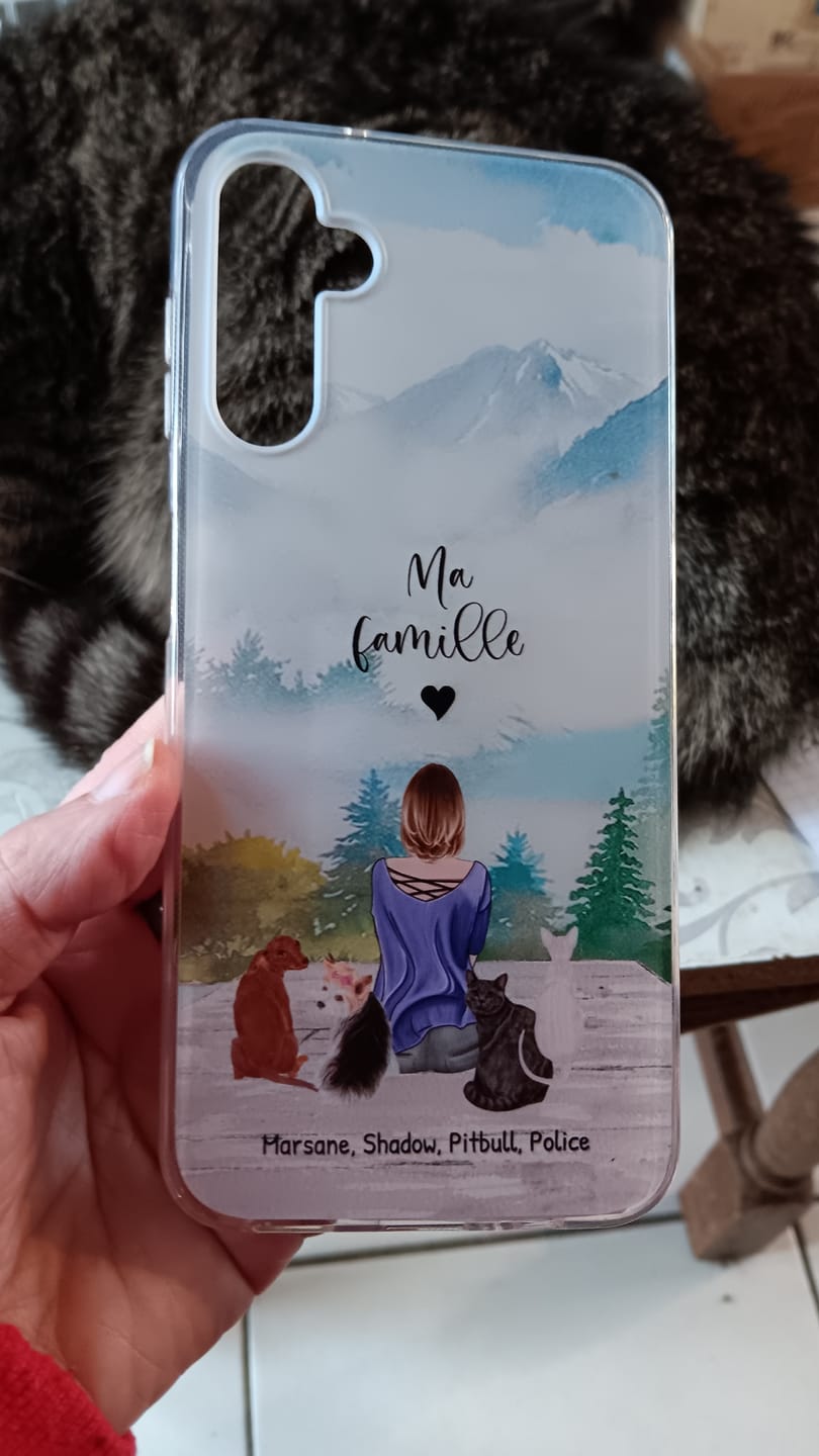 Customer photo review of Meilleurs amis - Coque de téléphone personnalisée