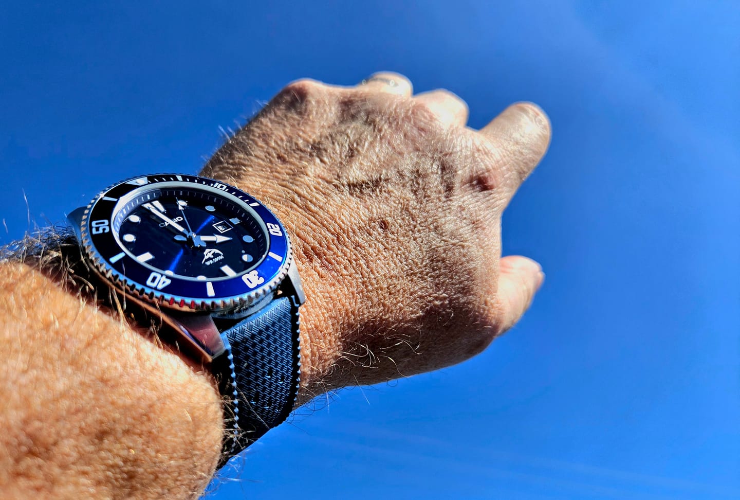 Customer photo review of Tropical Rubber - Blue