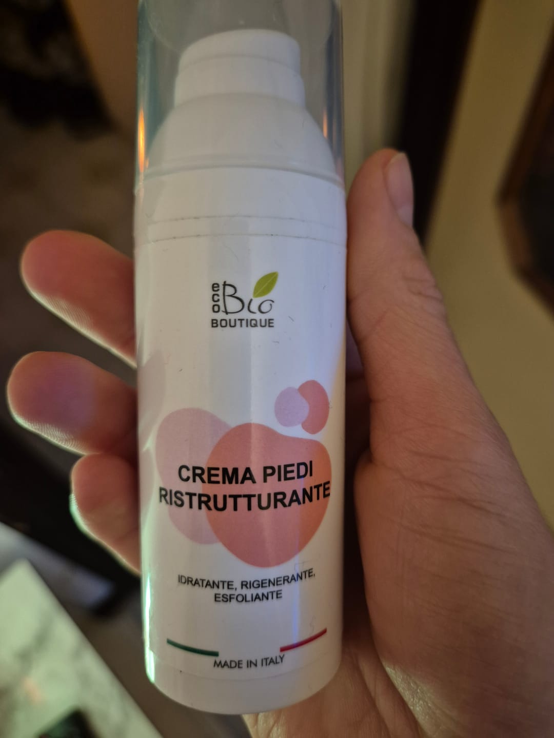 Customer photo review of Crema Piedi Ristrutturante