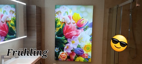 Customer photo review of Wechselmotiv | Farbenfrohe Frühlingsblüten | Hochformat