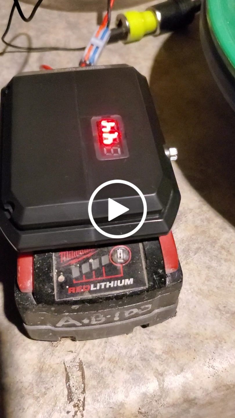 Customer video review of 20V to 12V Step Down Converter for Dewalt, Milwaukee, Makita