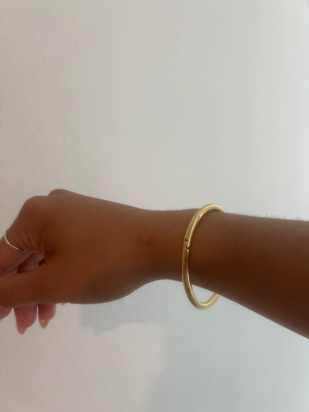 Customer photo review of Everyday Stackable Halo Bangle