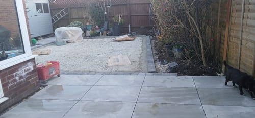 Customer photo review of Kandala - Grey Porcelain Paving Tiles - 900 x 600 x 20mm