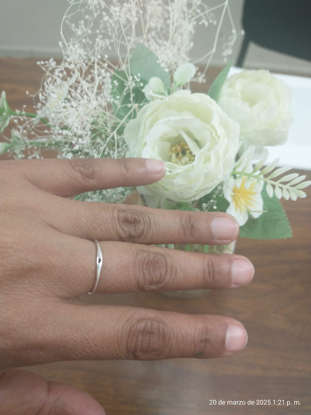 Customer photo review of Anillo Dot - Plata .925