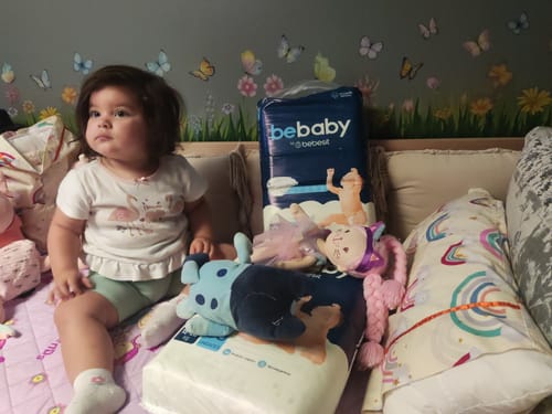 Customer photo review of Pañales BeBaby Premium By Bebesit XXG 56u Hipoalergénico