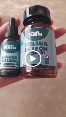 Customer video review of Melena de León Cápsulas + Gotas - Extracto Ultra Concentrado
