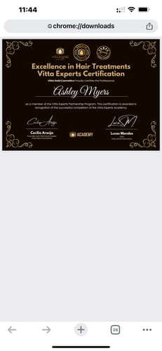 Ashley M. review of Experts Academy™ Online Certification for Hairstylists image 1 out of 1