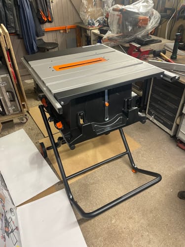 Customer photo review of Scie sur table 255mm Evolution RAGE5-S avec lame multi-matériaux TCT + lame bois supplémentaire