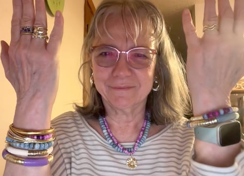 Customer photo review of Bay Necklace