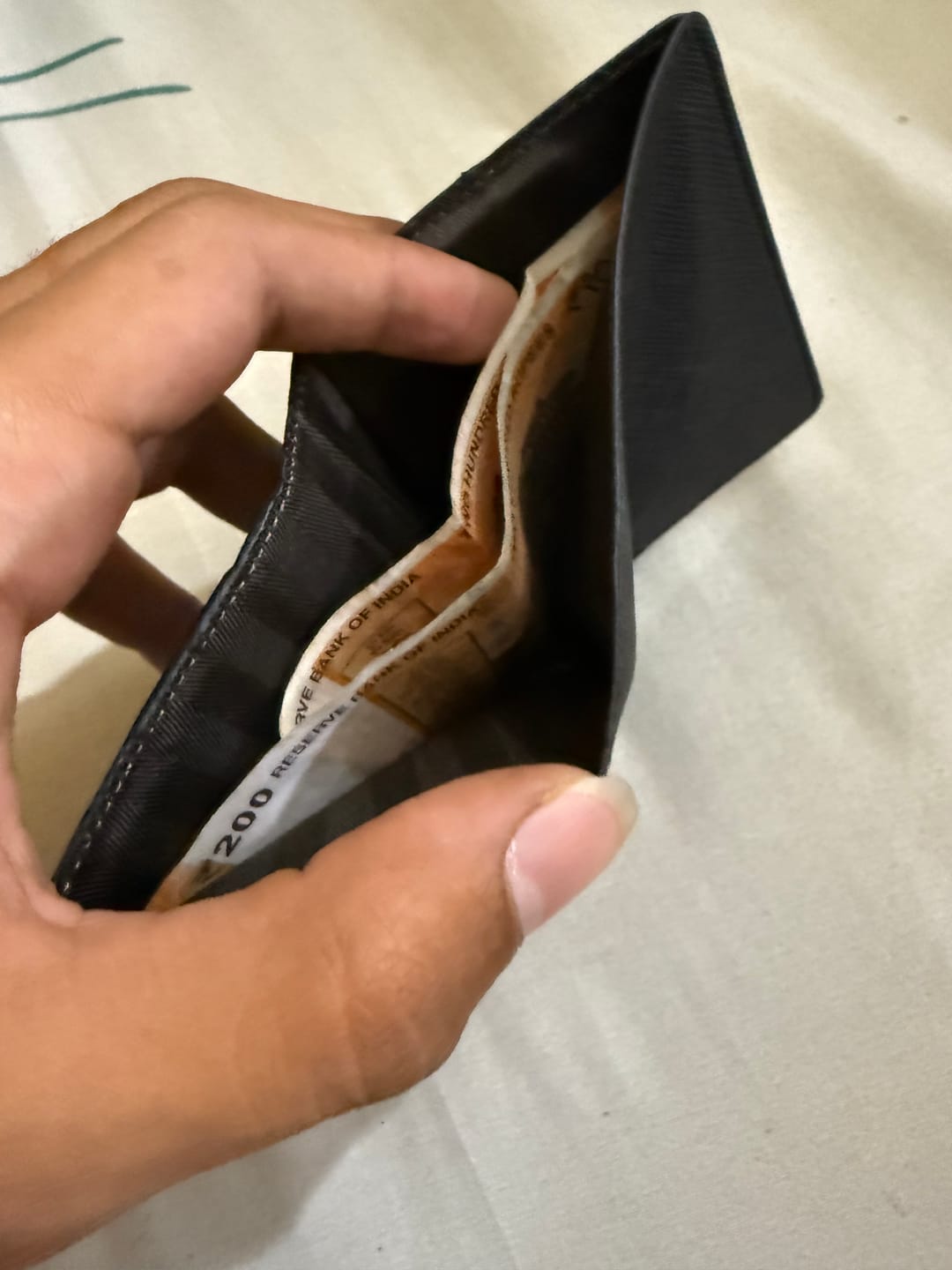 Customer photo review of SLEIGHT RFID BI-FOLD WALLET