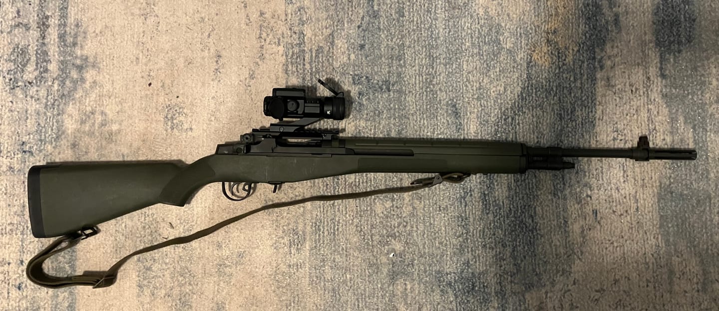 Customer photo review of M1A / M14 / M305 NDT Scope Mount Low-profile and Elevation Adjustable
