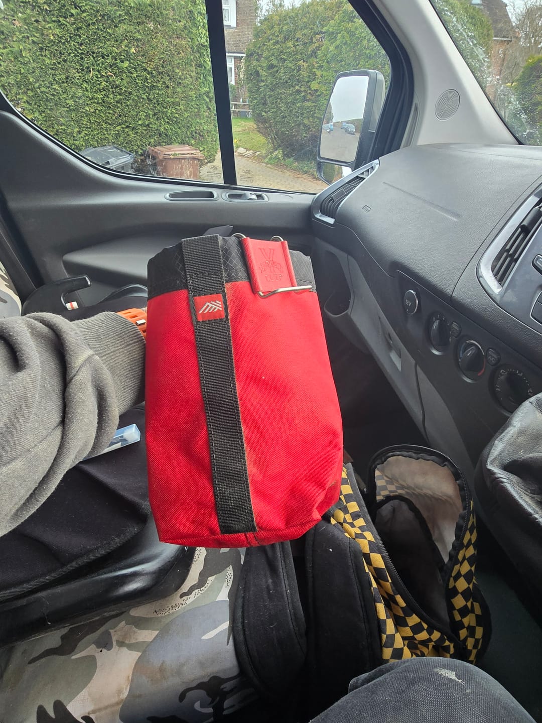 Customer photo review of DiamondBack Toolbelts | DB Sax - All Red