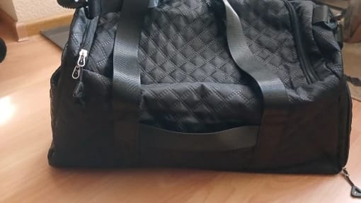Customer photo review of Sac Polochon Voyage Femme
