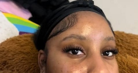 Customer photo review of Lash Bond & Seal - Black 10ml