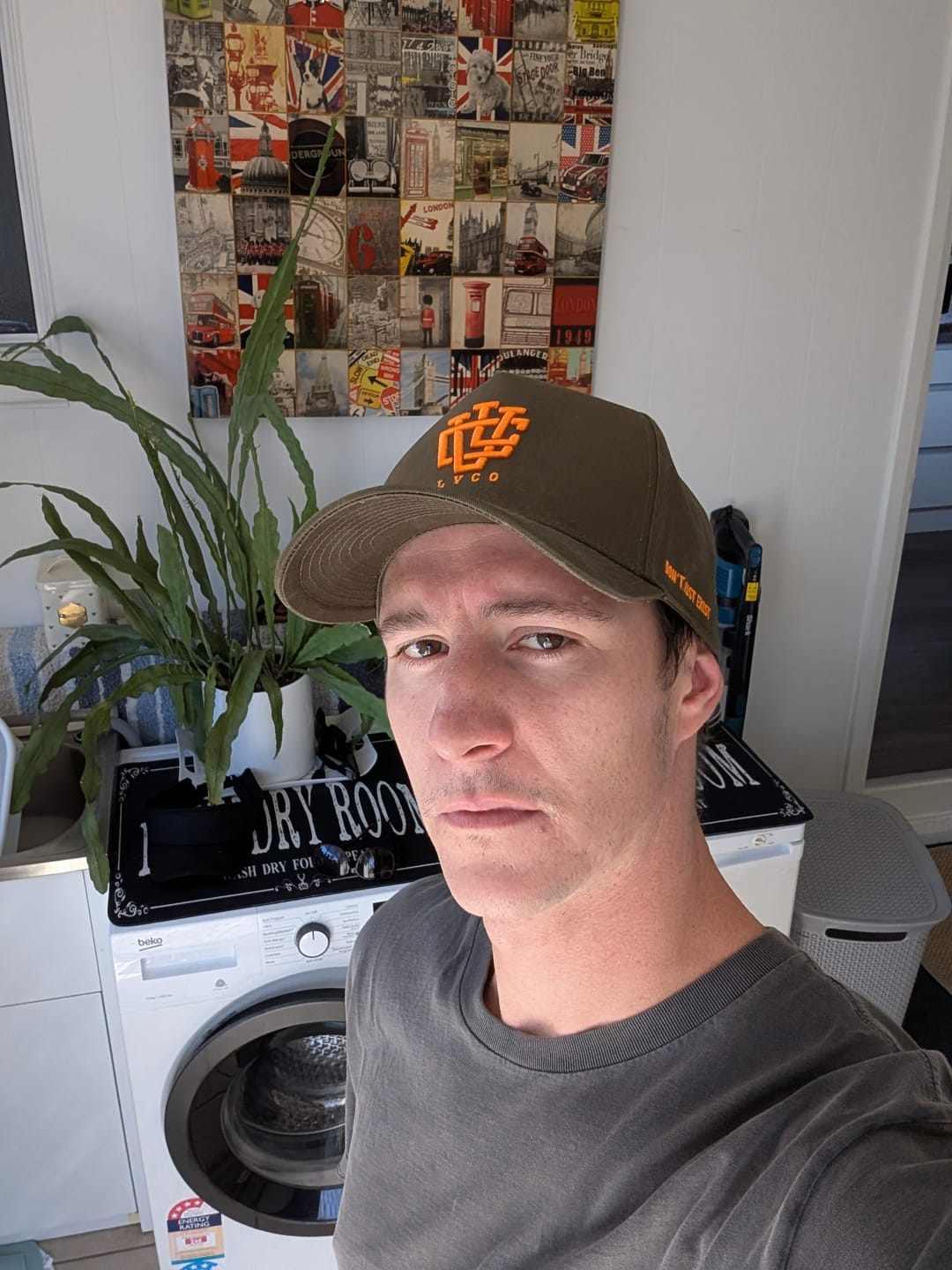 Customer photo review of LVCO "Khaki Blaze" A-Frame Snapback