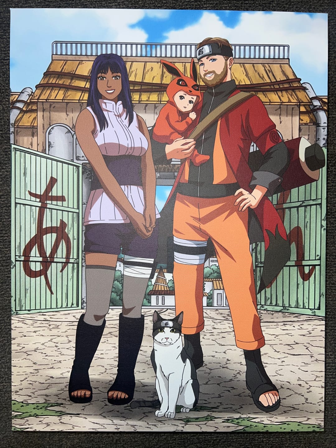 Customer photo review of Custom Anime Portrait (ANY ANIME)