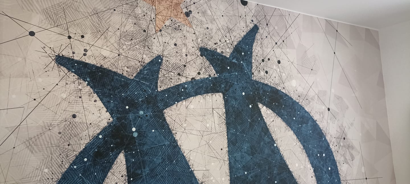 Customer photo review of Papier peint football Marseille