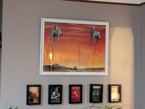 Customer photo review of The Elephants | Salvador Dalí | 1948